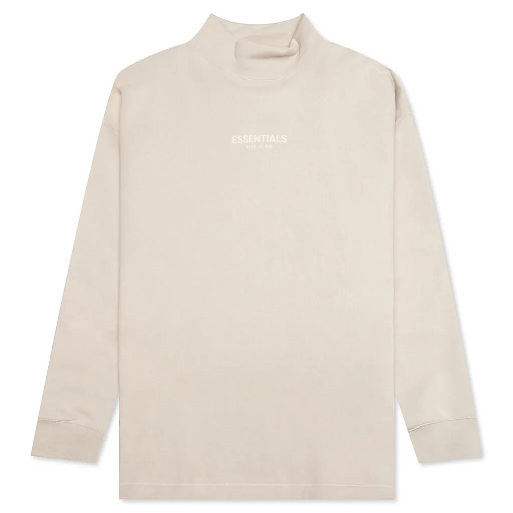 Essentials Relaxed Mockneck - Wheat