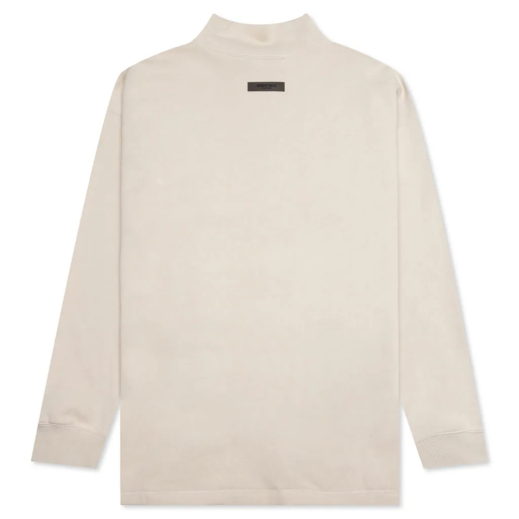 Essentials Relaxed Mockneck - Wheat