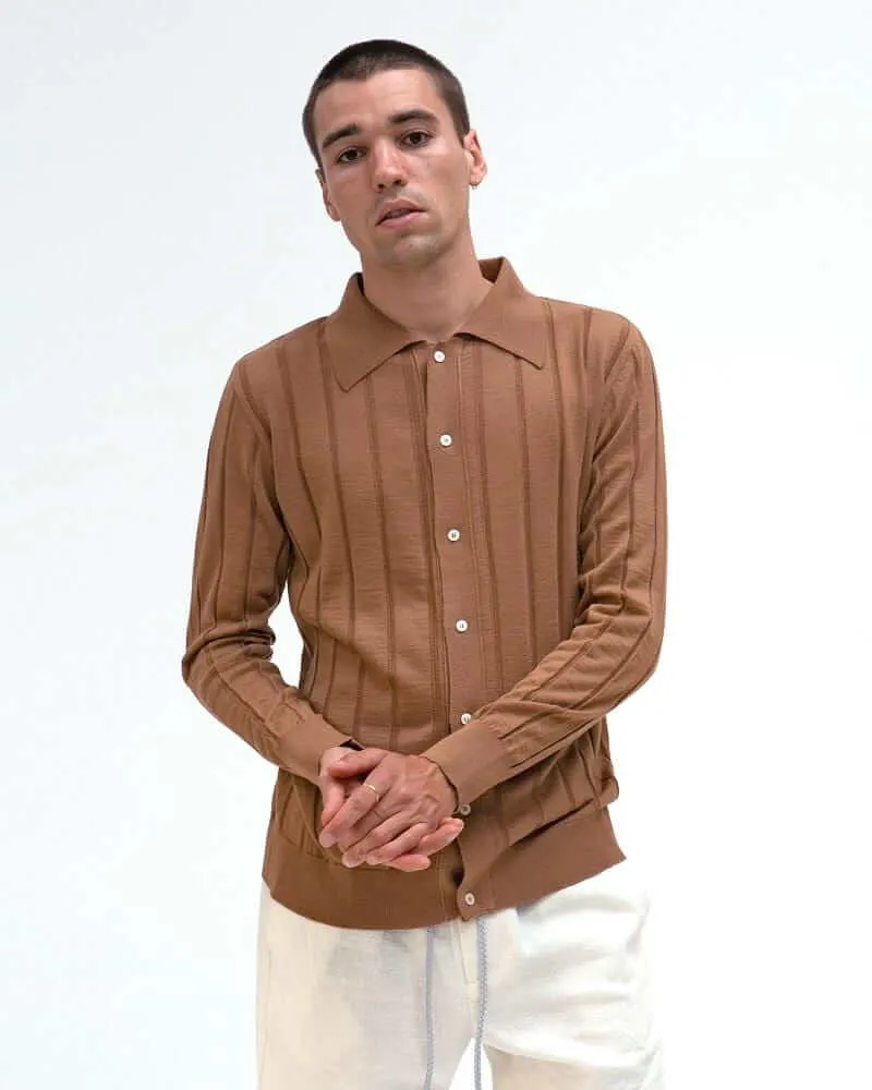 Far Afield Brown Brewer Cardigan Thru-sh Brown