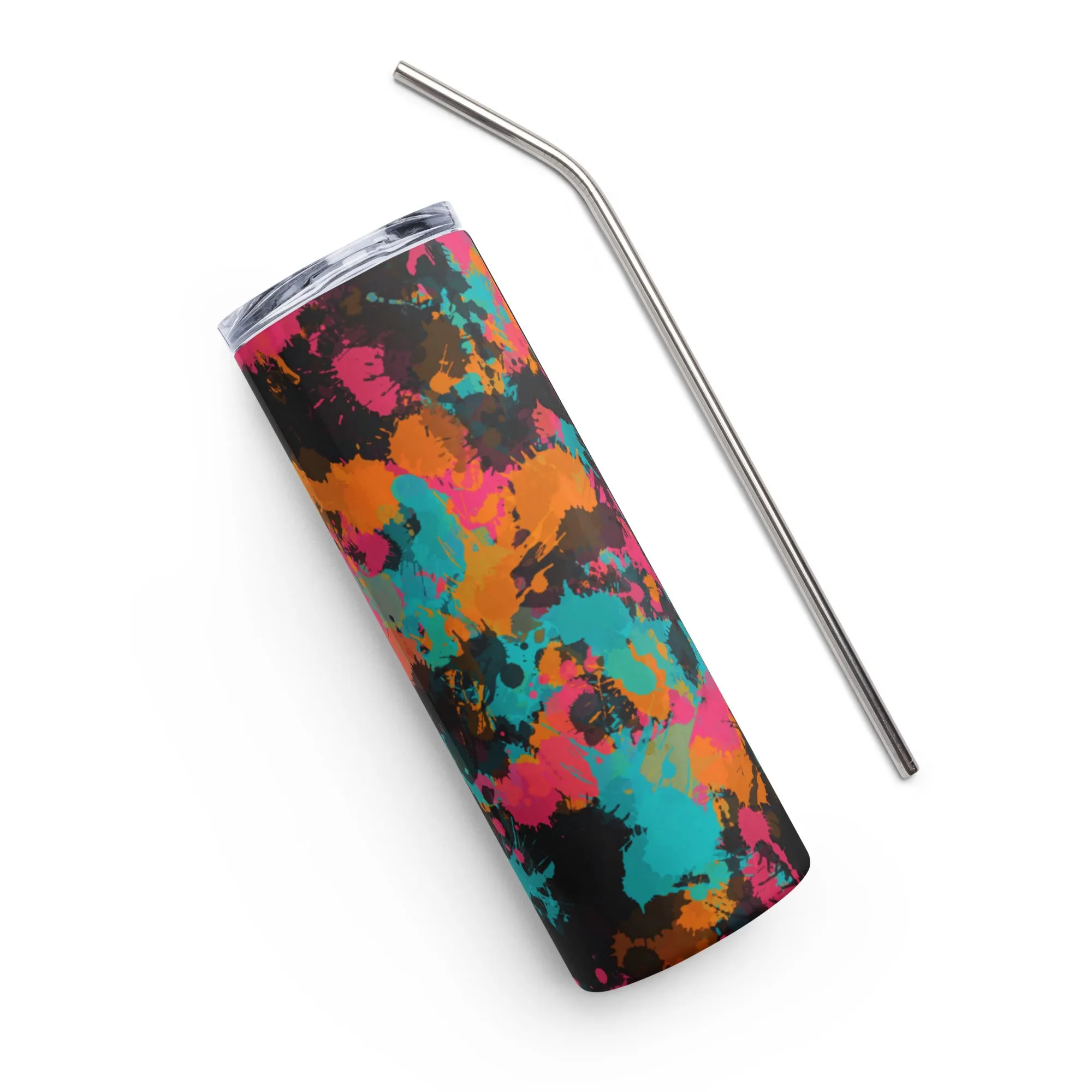 Fiesta Paint Splatter Stainless Steel Tumbler - 20 oz