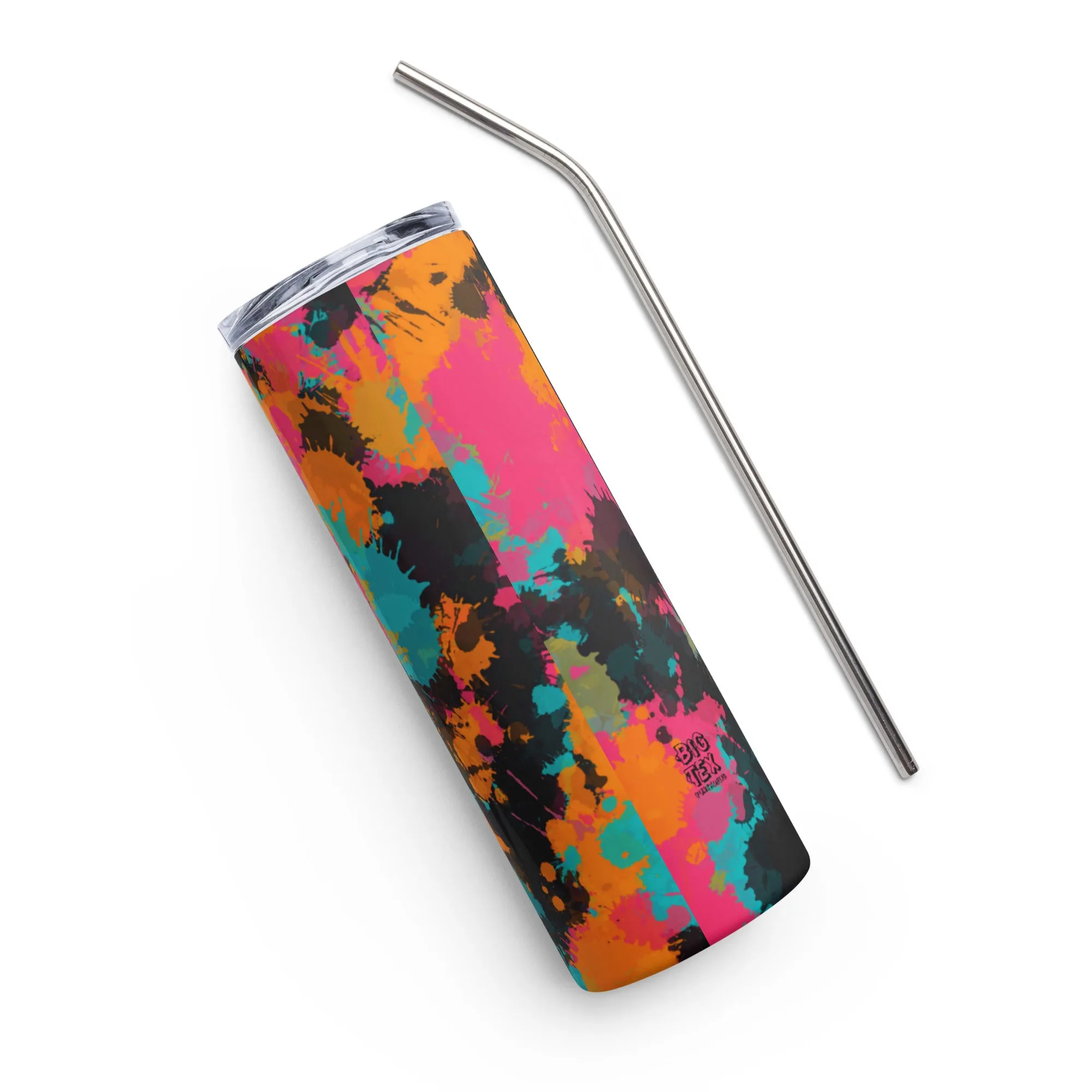 Fiesta Paint Splatter Stainless Steel Tumbler - 20 oz