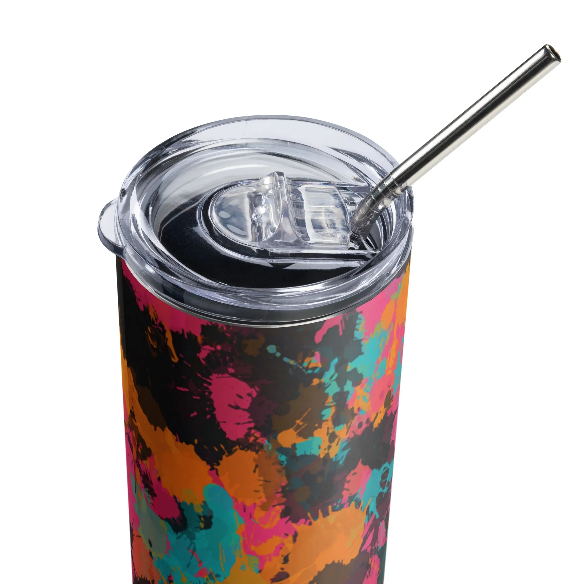 Fiesta Paint Splatter Stainless Steel Tumbler - 20 oz