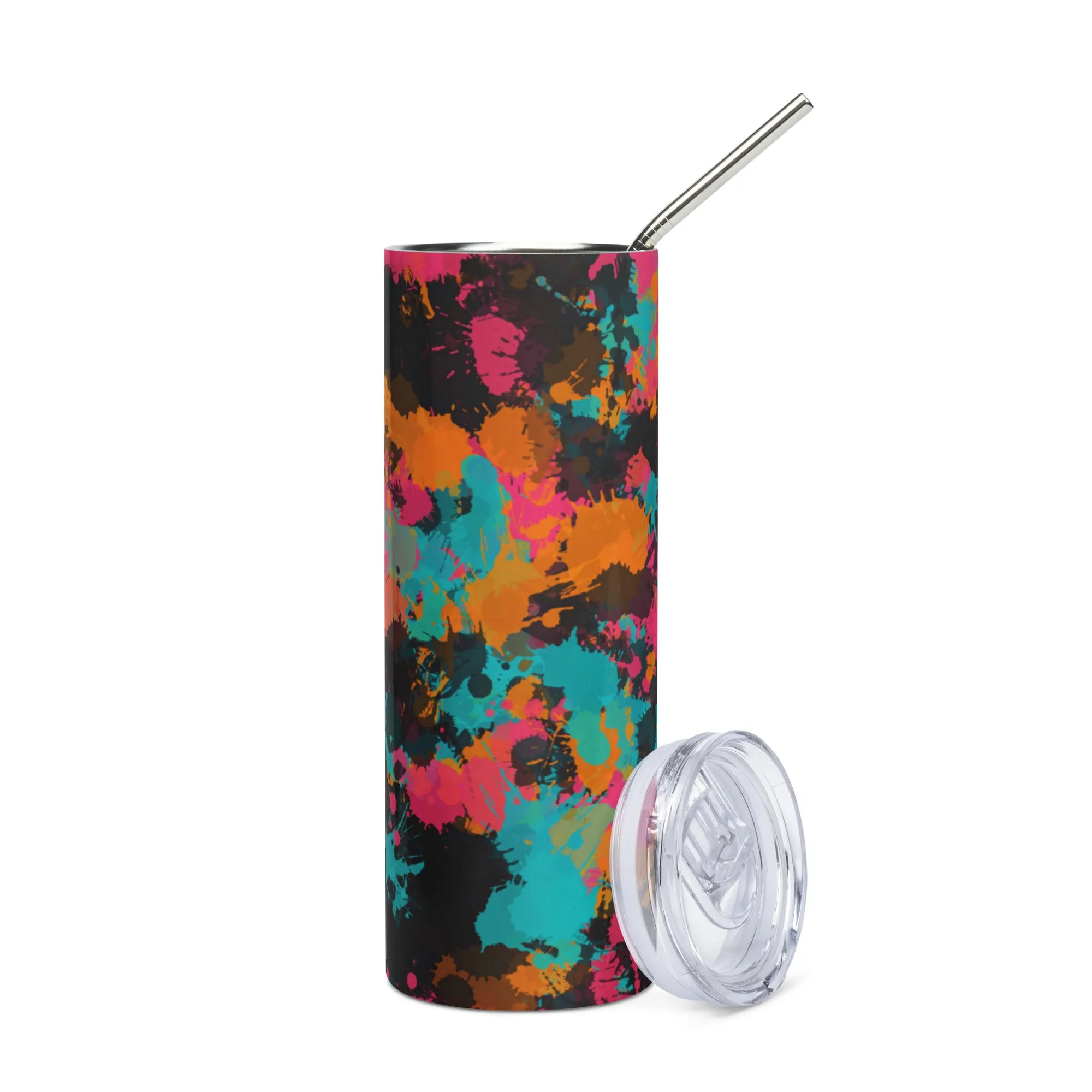 Fiesta Paint Splatter Stainless Steel Tumbler - 20 oz