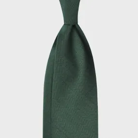 F.Marino Solaro 3-Fold Tie in Holland&Sherry Wool - Bottle Green