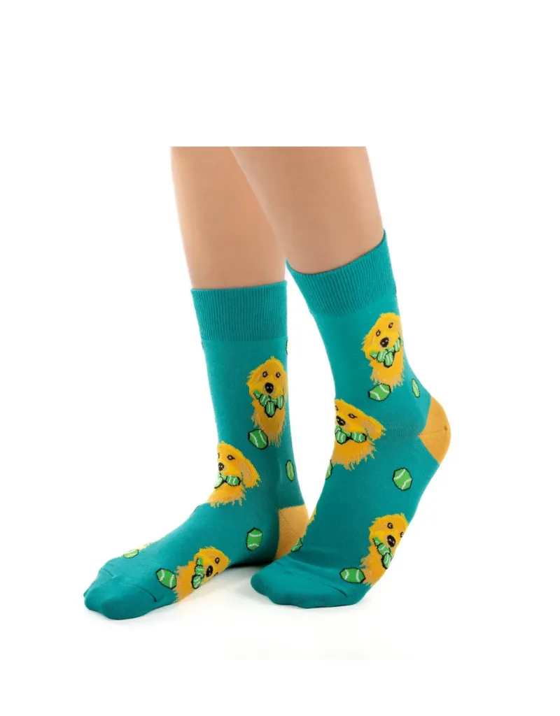 Golden Retriever Socks for Tennis Balls