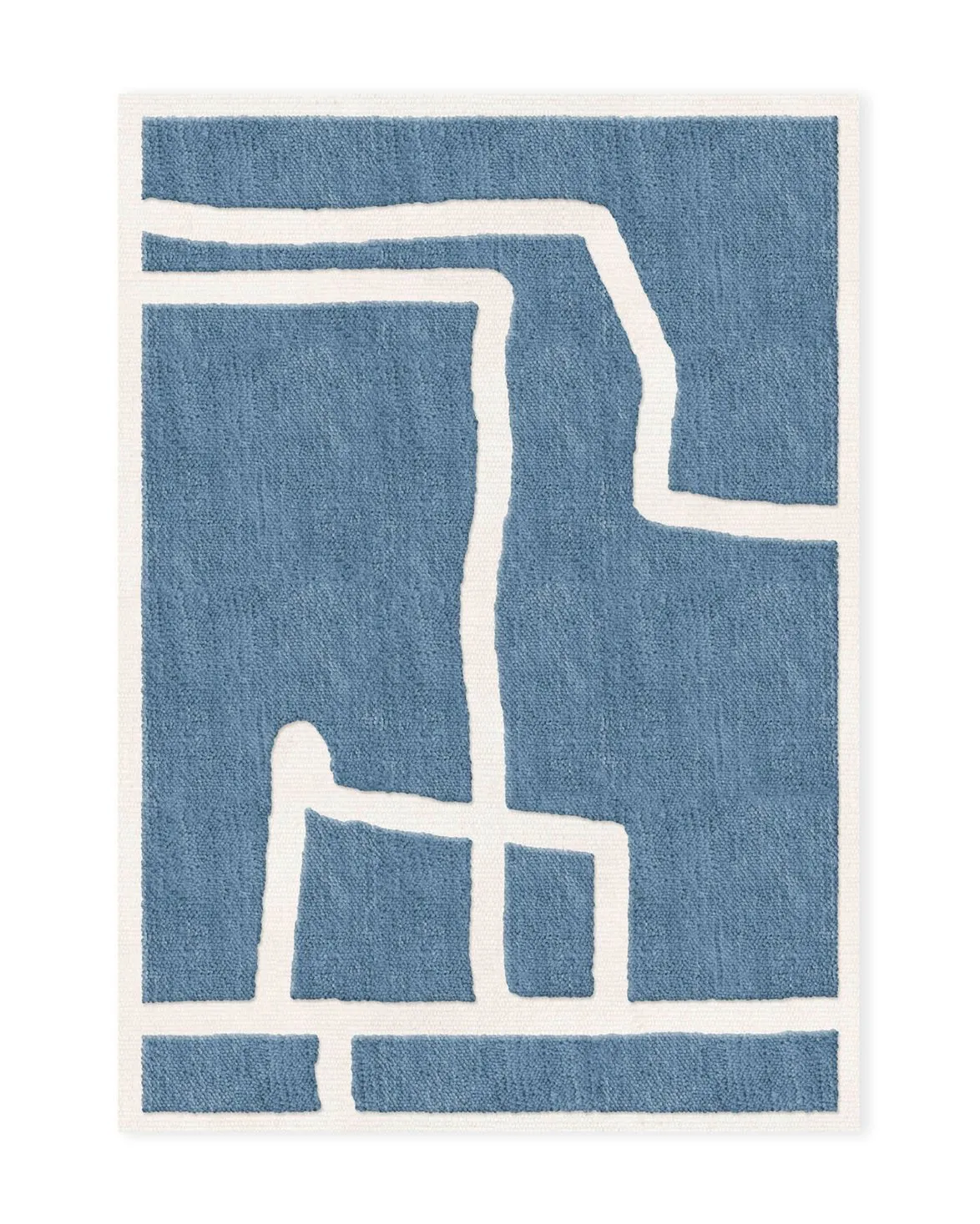 Gotland Klint Wool Rug Cornflower Blue