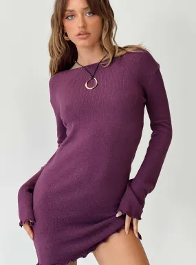 Granger Mini Knit Dress Mauve