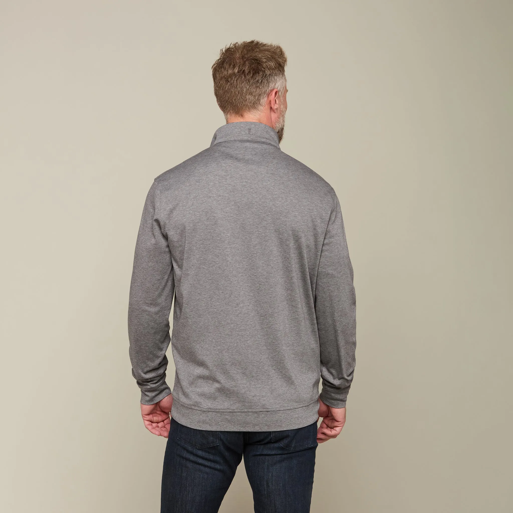 Grey Lightweight Quarter Zip