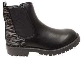 Grosby Slate Kids Girls Comfortable Boots