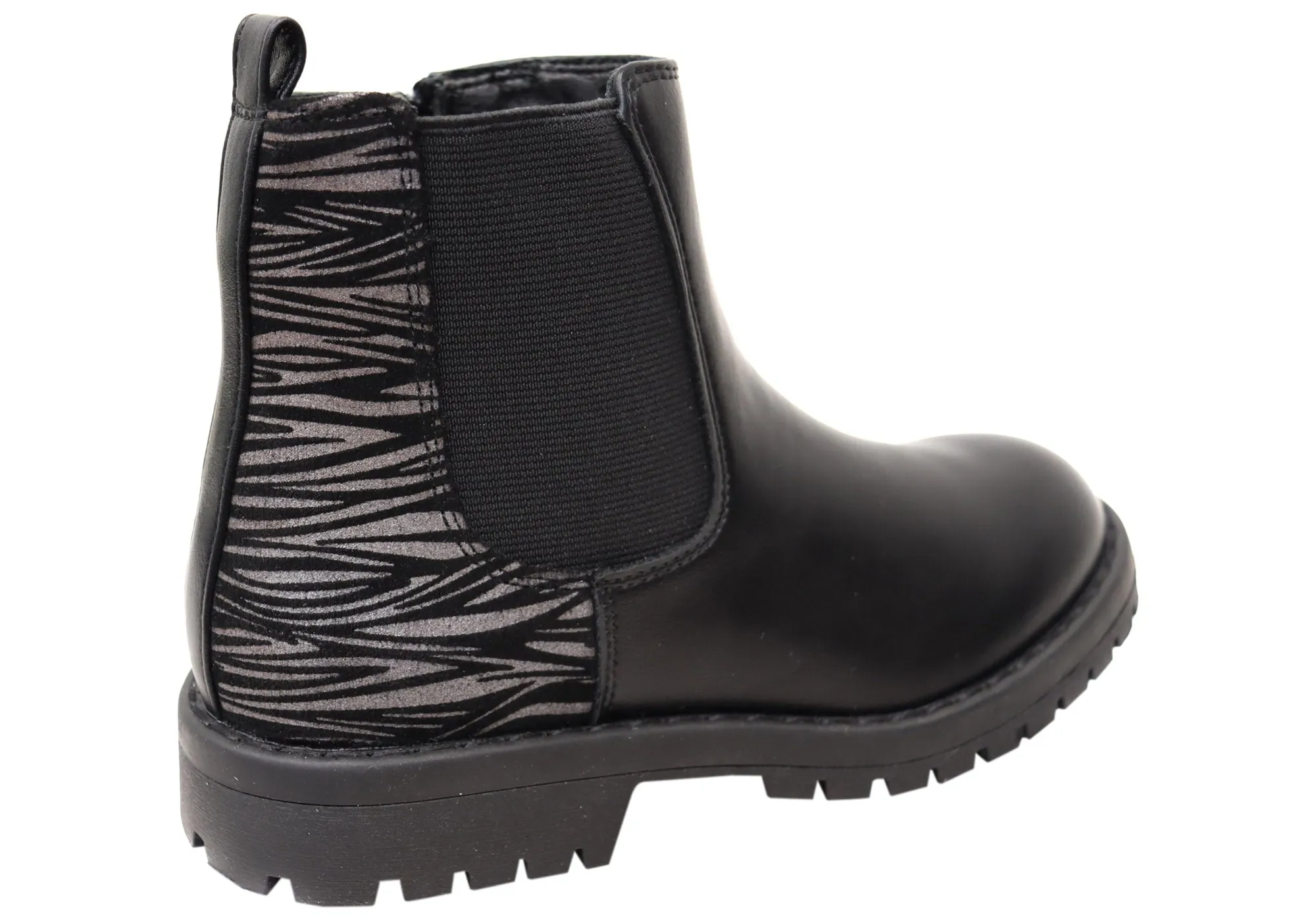 Grosby Slate Kids Girls Comfortable Boots