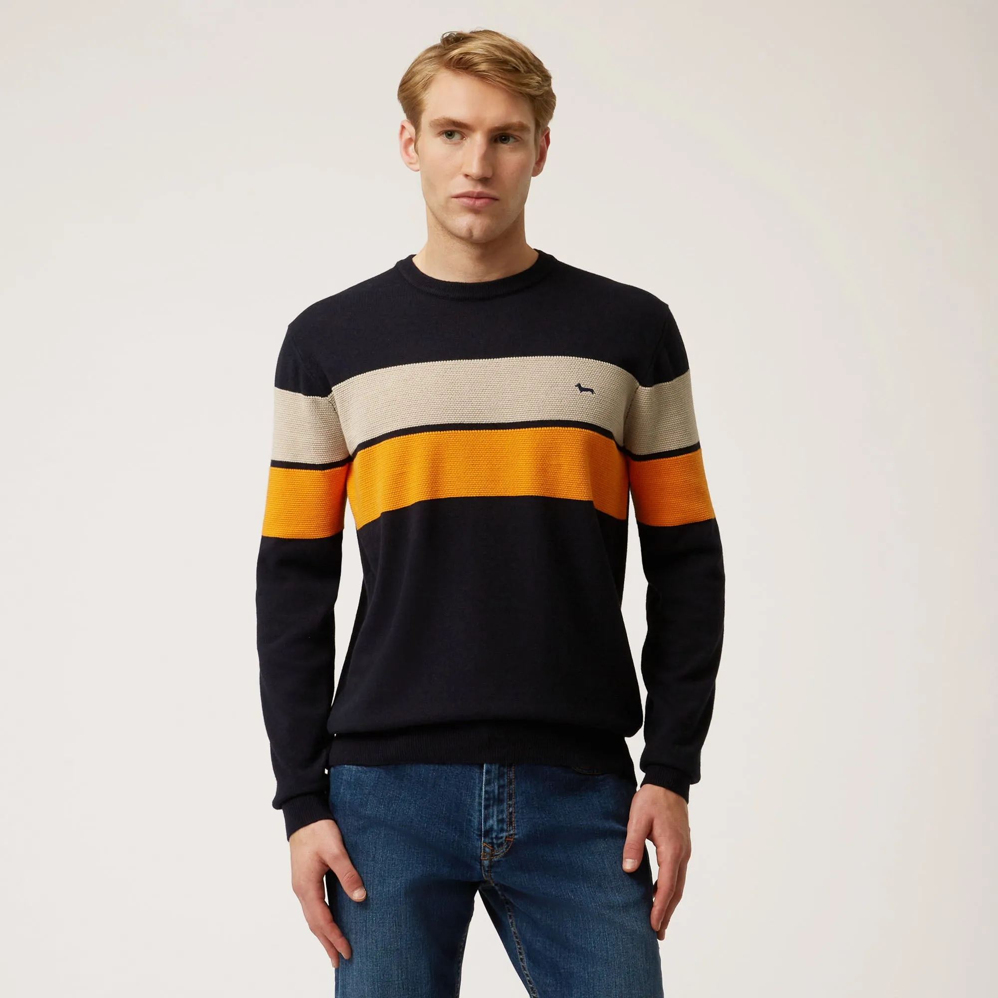 Harmont & Blaine Hrk604030975 Striped Pullover 801 Multicolour - Best Price.