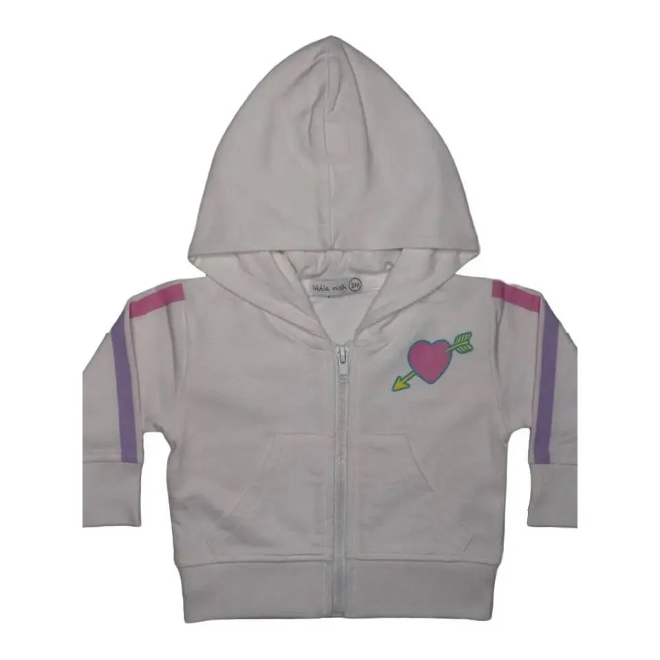 heart splatter hoodie