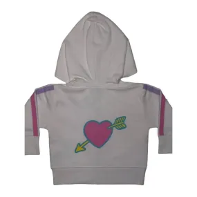 heart splatter hoodie