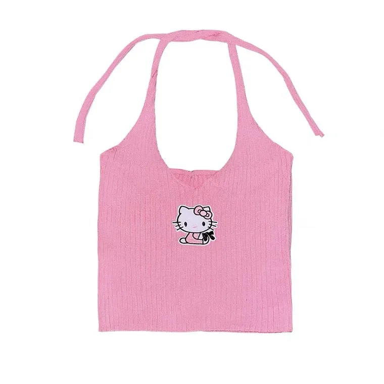 Hello Kitty knit vest - Japanese cute design BY7018