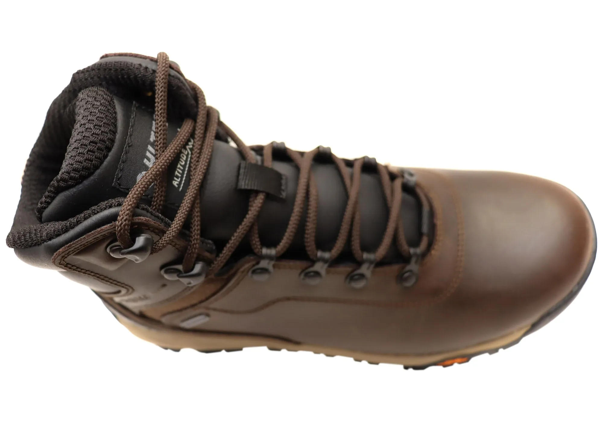 Hi-Tec Womens Altitude Infinity Leather Mid Waterproof Hiking Boots