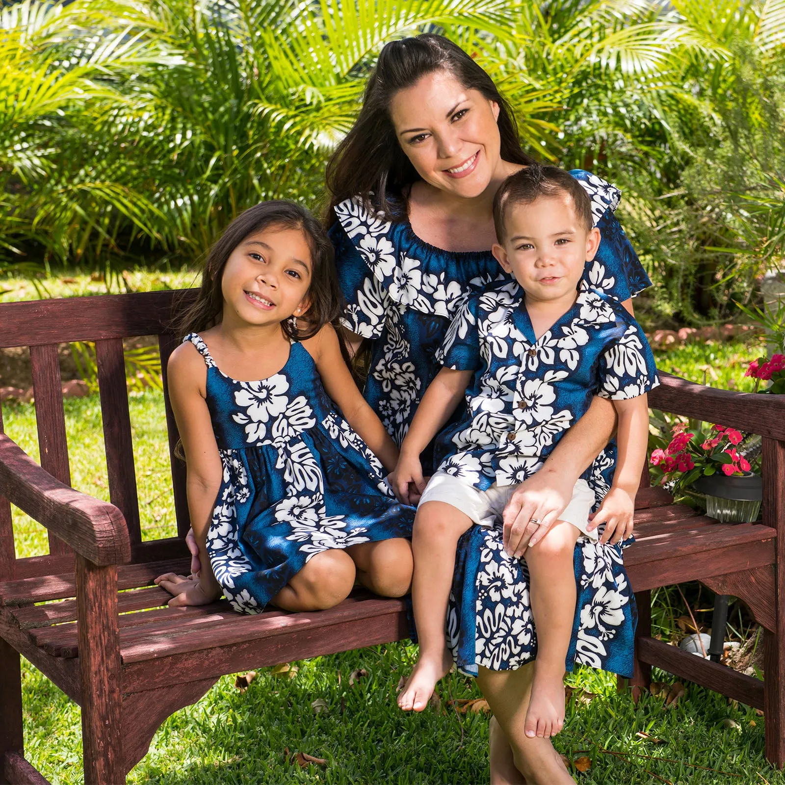 Hibiscus Print Toddler Sundress