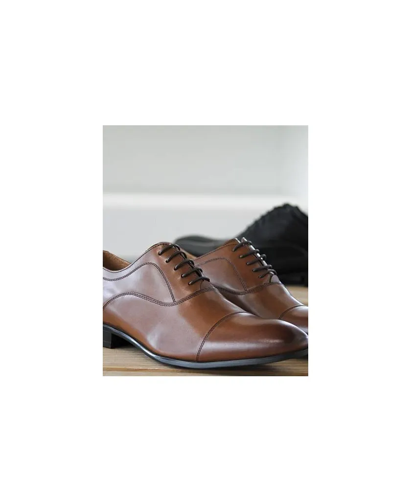 Hobbs M55 839 10S leather lace-up dress shoes