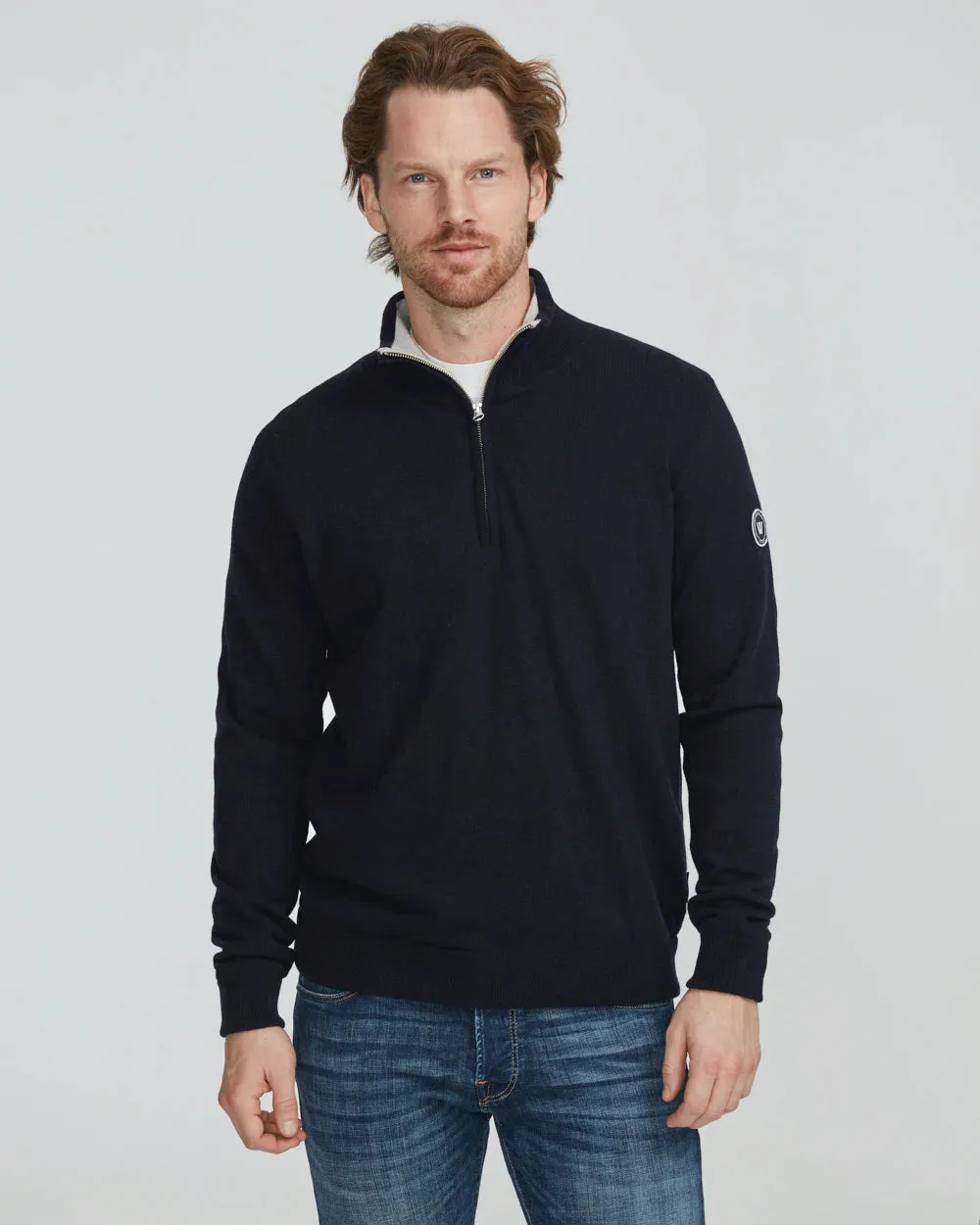 Holebrook Wool Windproof Sweater - Men's Holebrook Stellan Zip WP Jumper