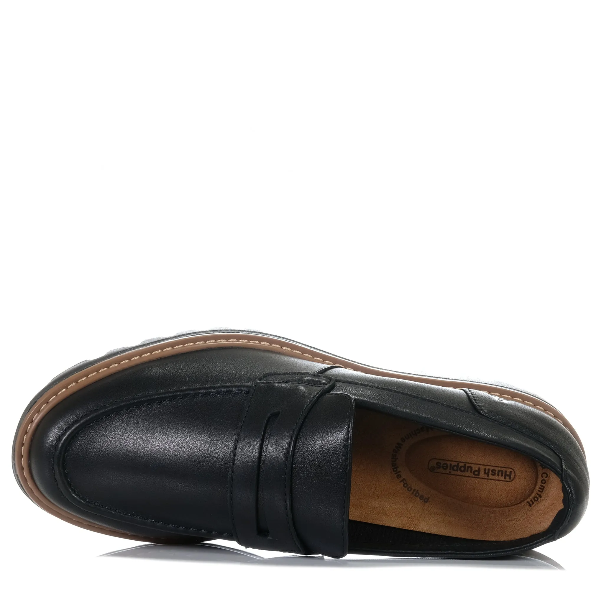 Hush Puppies Beau Black shoes.