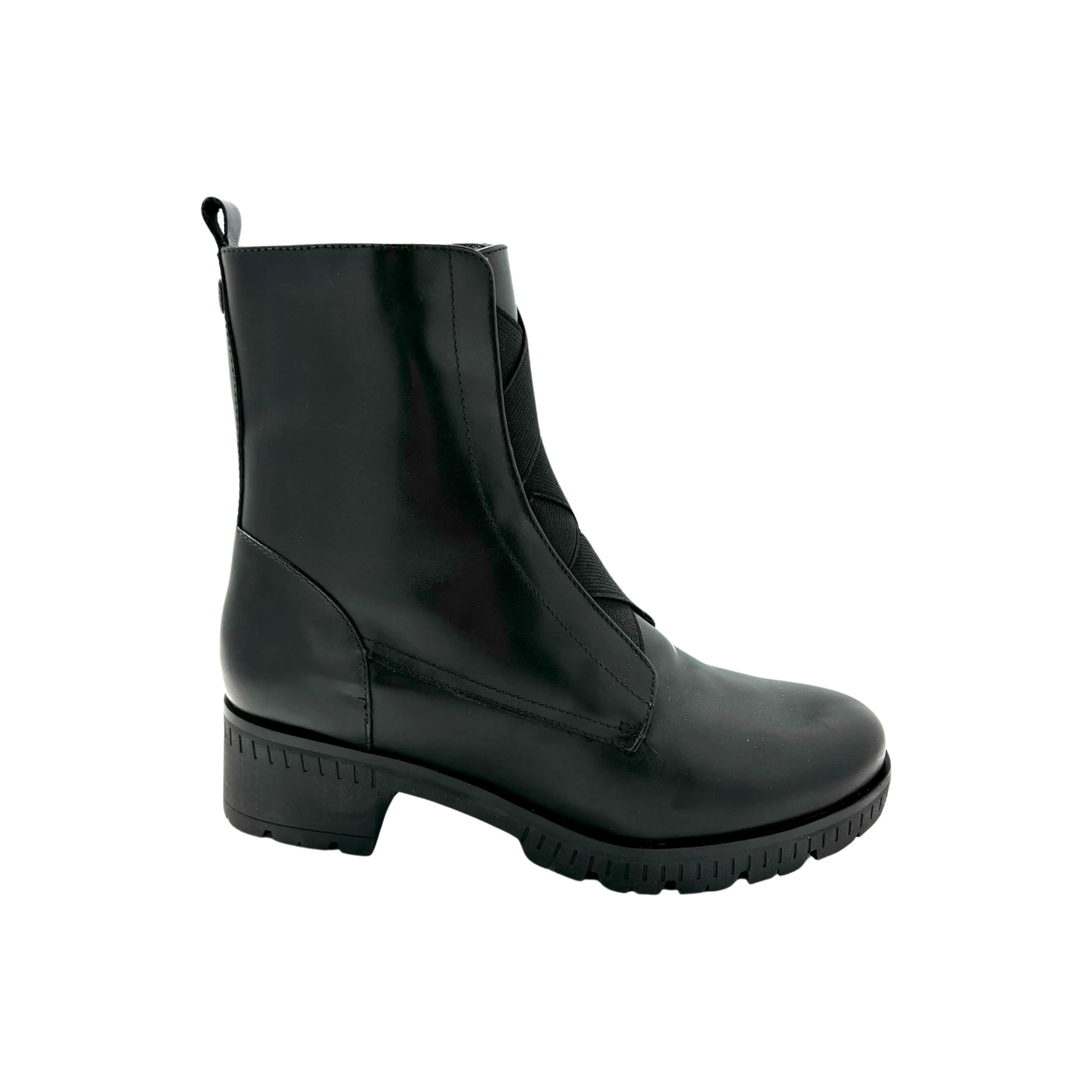 ILANA Waterproof Black Leather Boot