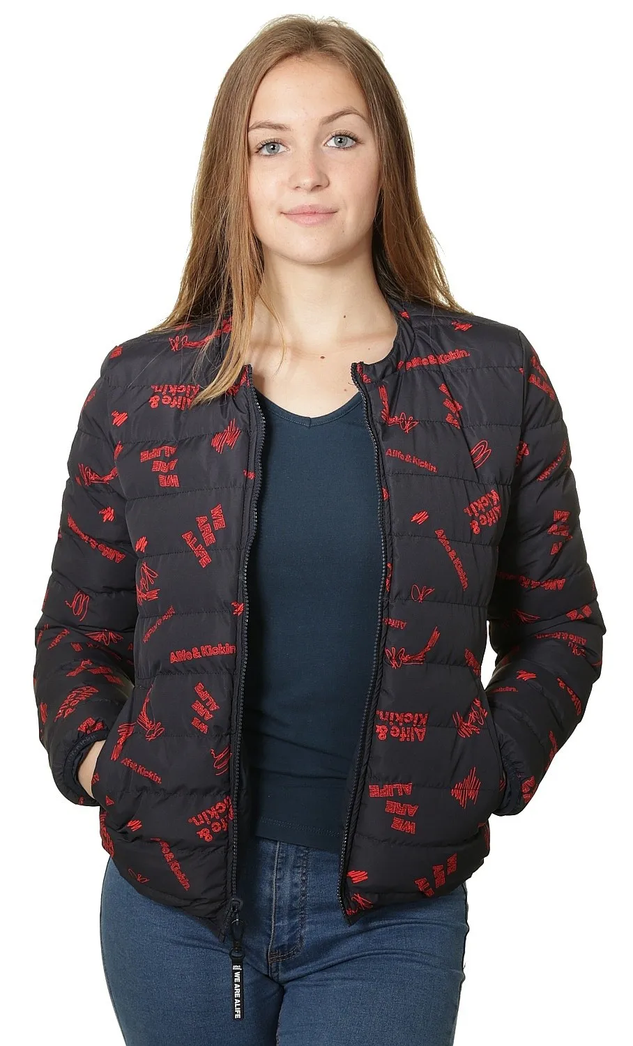 jacket ALIFE AND KICKIN Nova - Marine - women´s