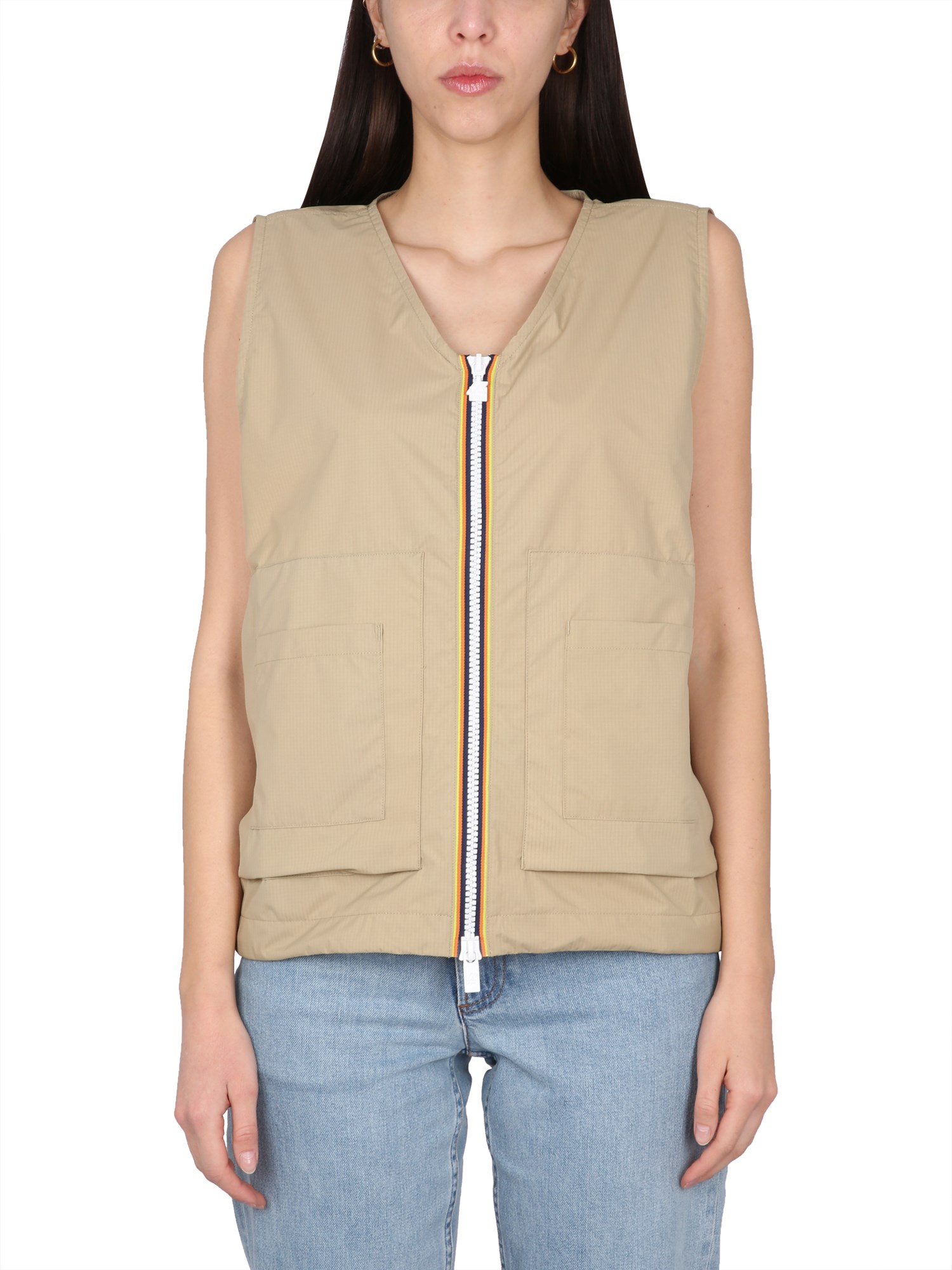 K-Way Nylon Barnel Vest - Shop Now