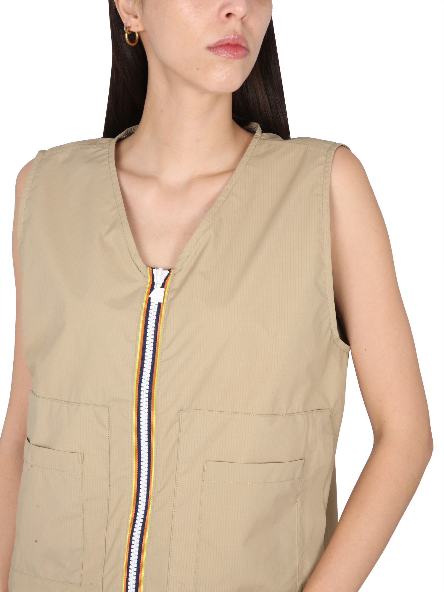 K-Way Nylon Barnel Vest - Shop Now