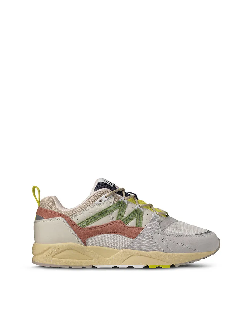 Karhu Women's Fusion 2.0 Athletic Shoes - Lily White / Piquant Green