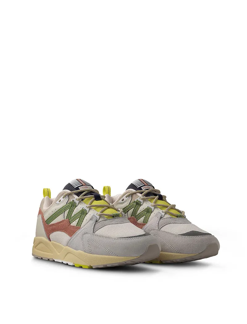 Karhu Women's Fusion 2.0 Athletic Shoes - Lily White / Piquant Green