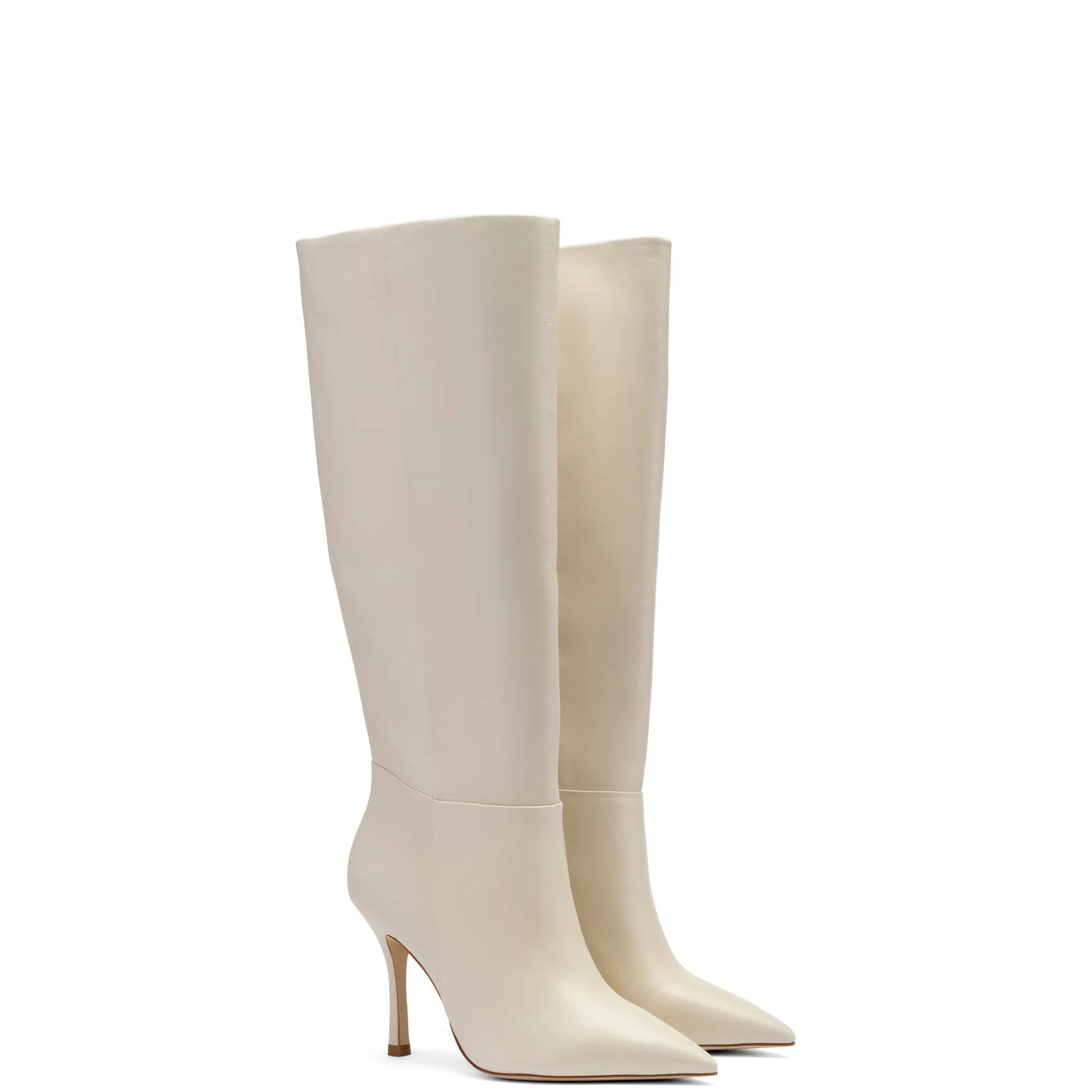 Kate Ivory Leather Boot