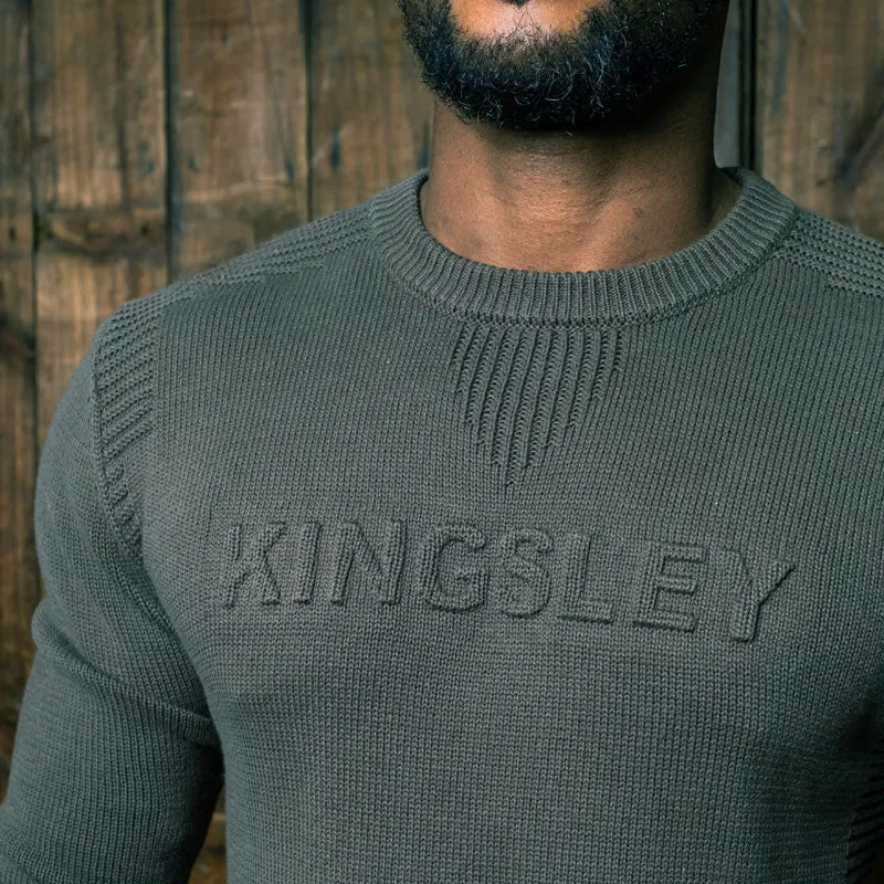 Kingsley Heath Pullover Knit - Fatigue color