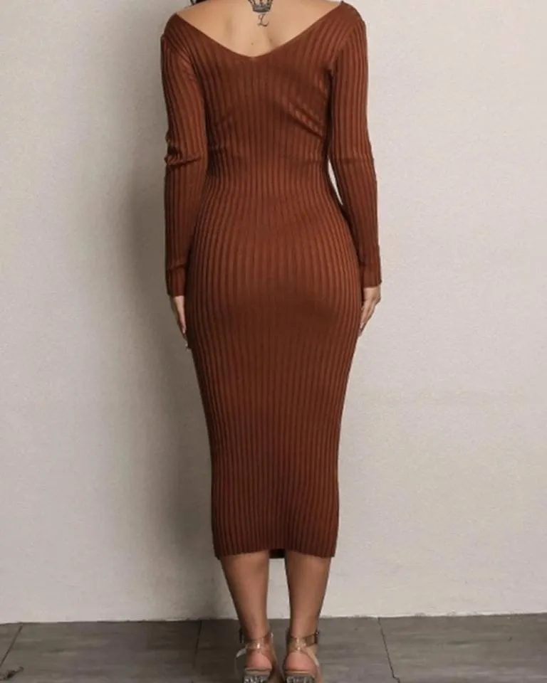 Knit Midi Dress