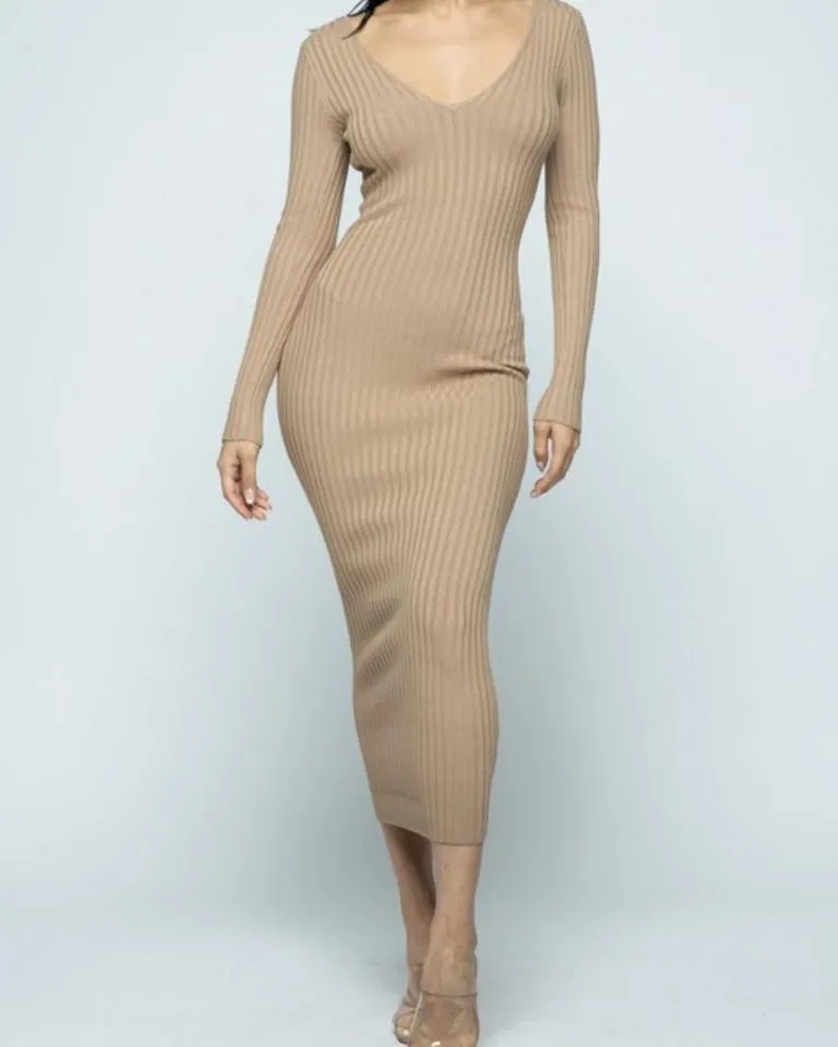 Knit Midi Dress