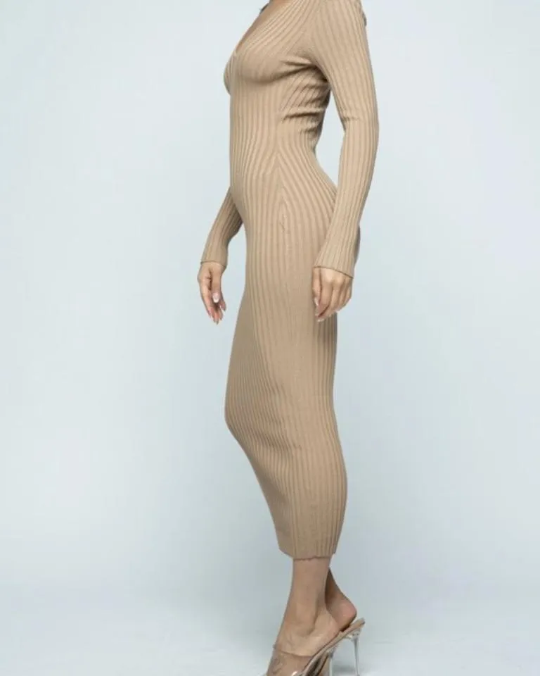 Knit Midi Dress