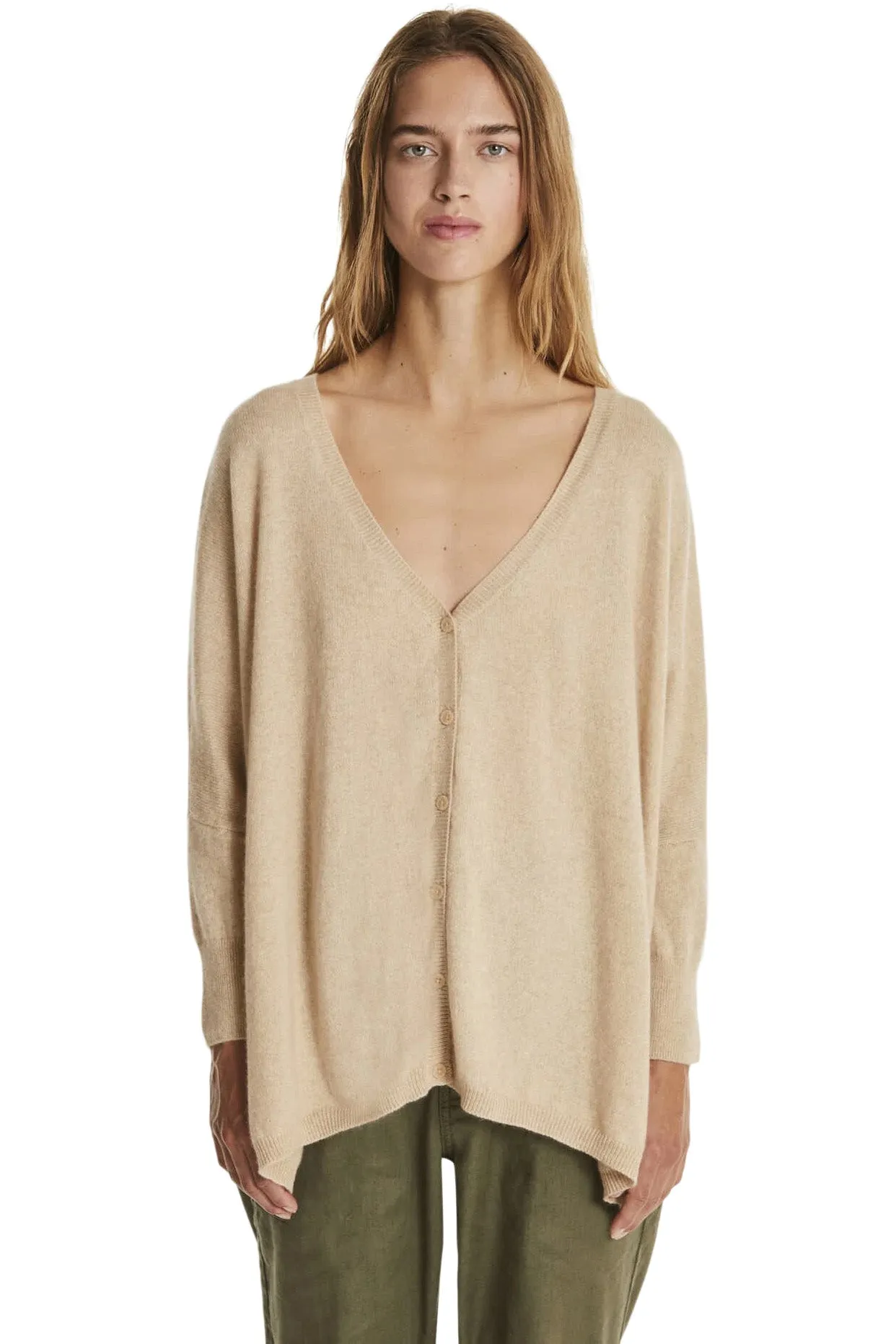 Kujten Joa Oversize Cashmere Cardigan - Organic