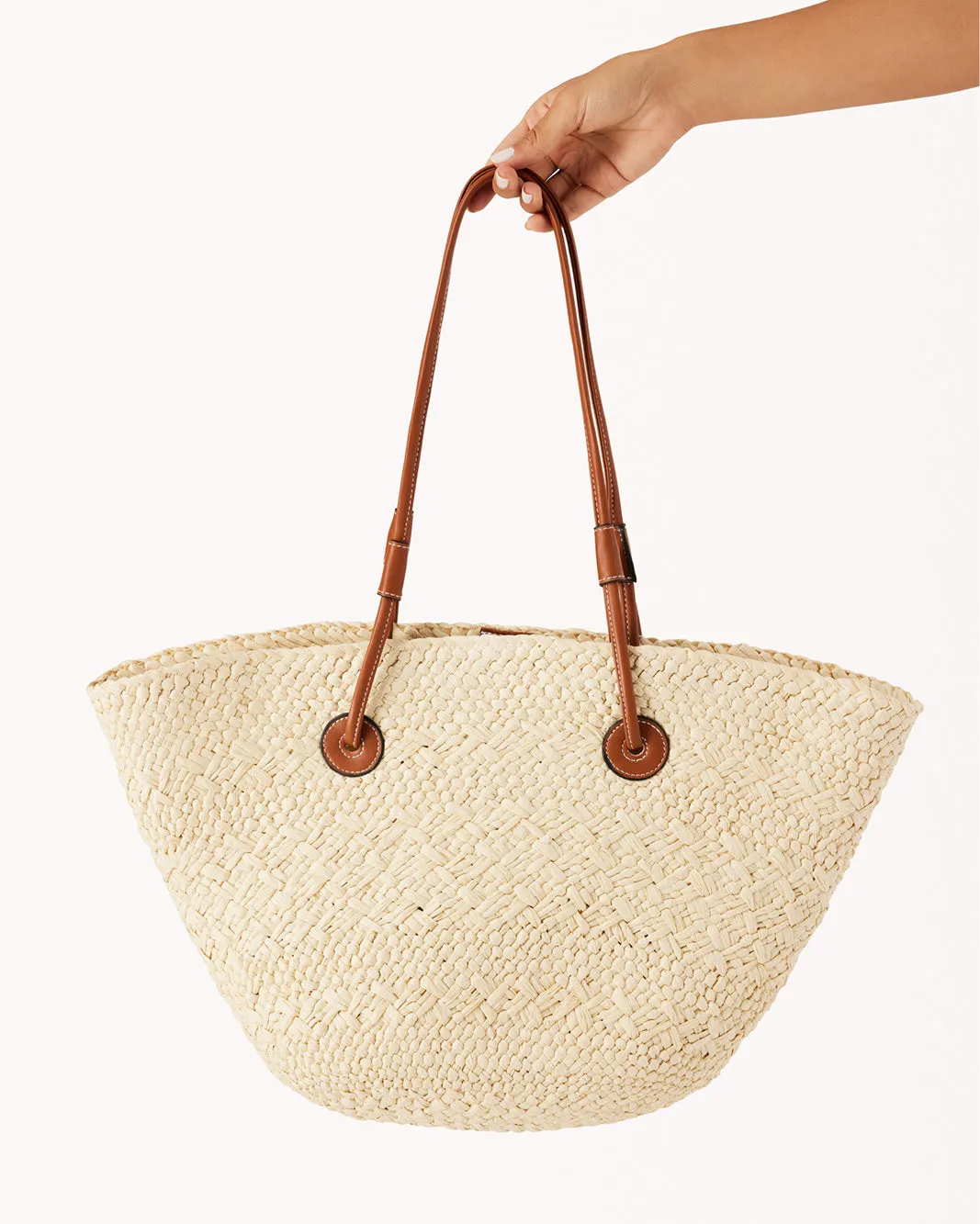 LAI TOTE BAG - NATURAL RAFFIA