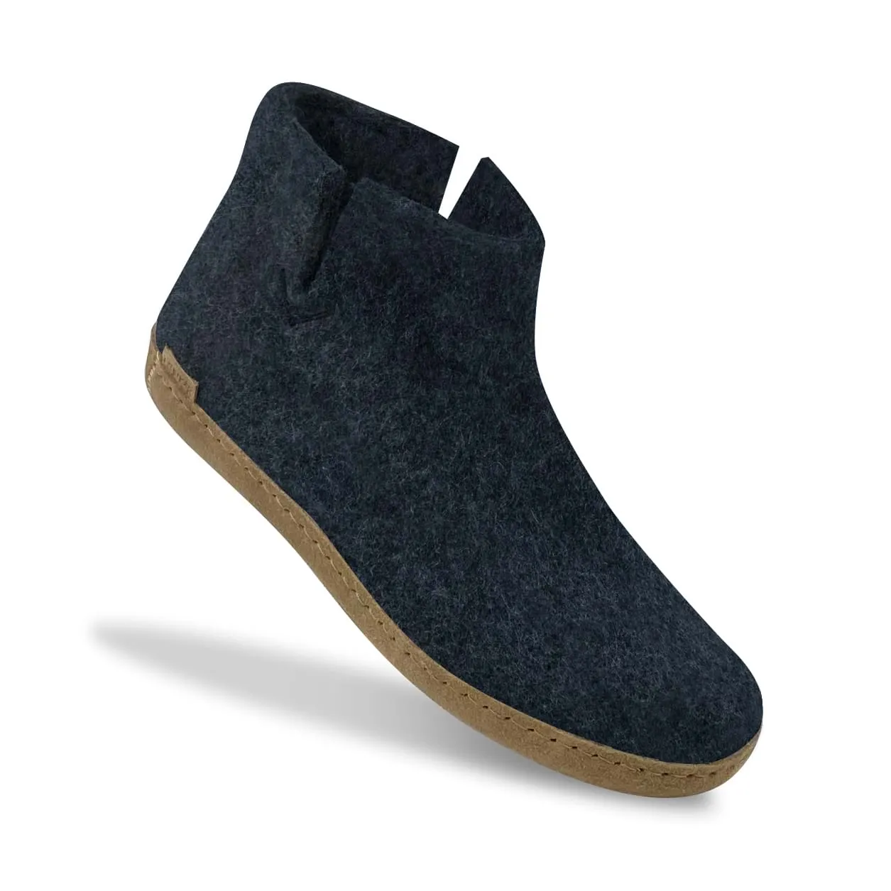 Leather sole boot - Denim