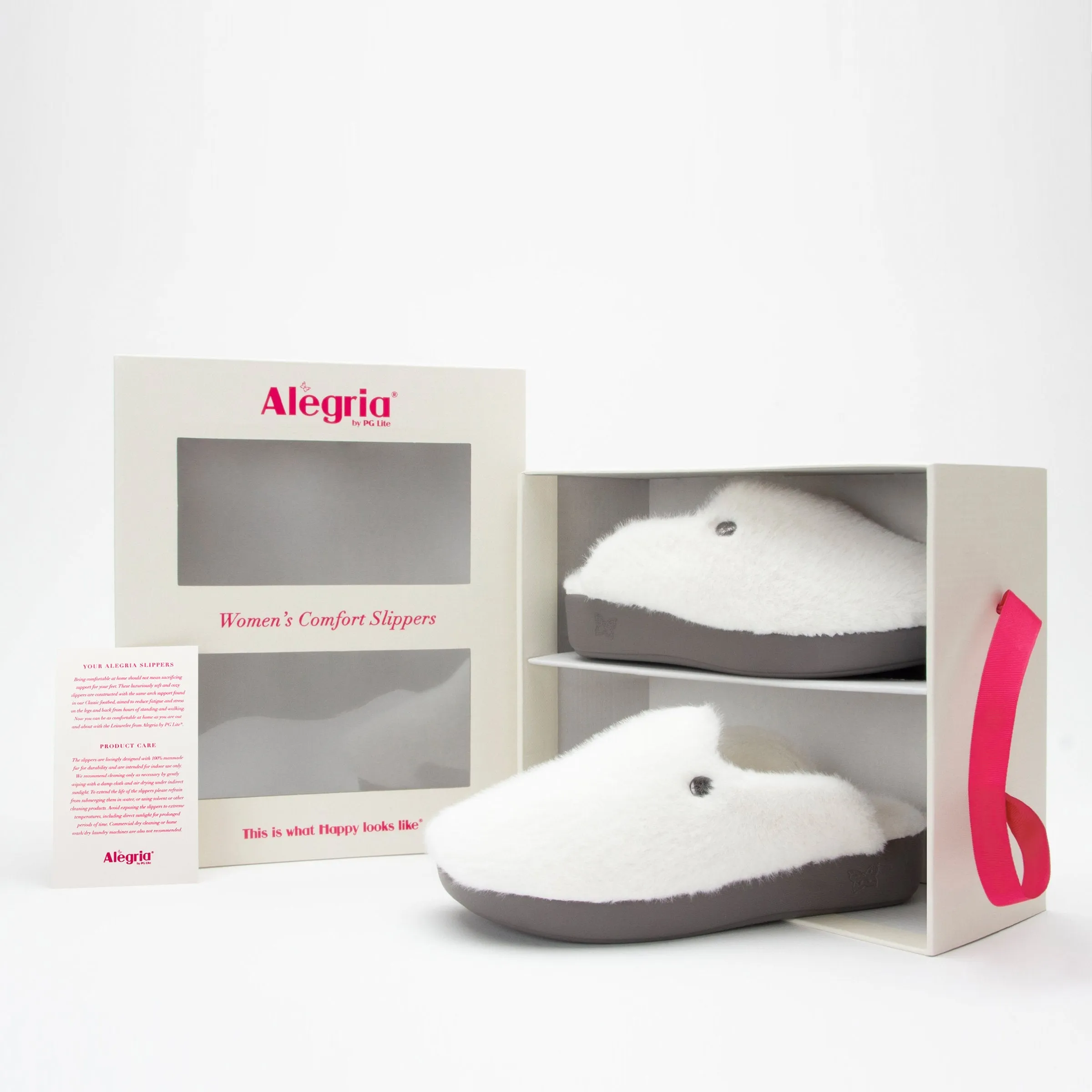 Leisurelee Slipper - White Slipper