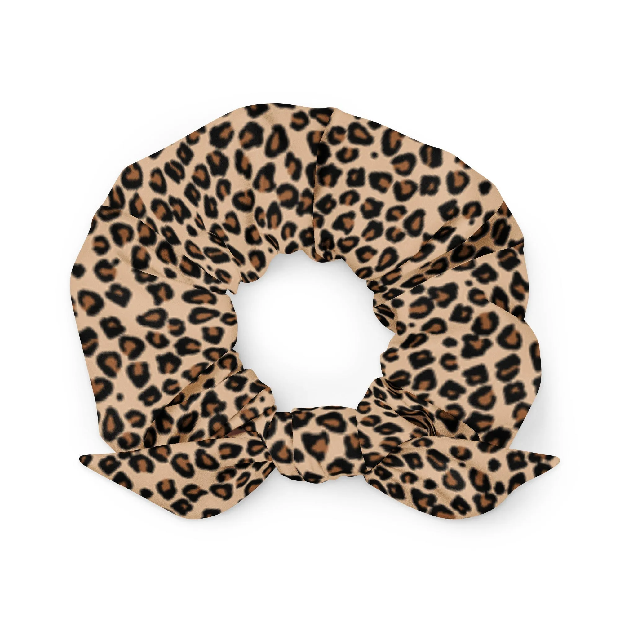 Leopard Print Eco-Friendly Scrunchie