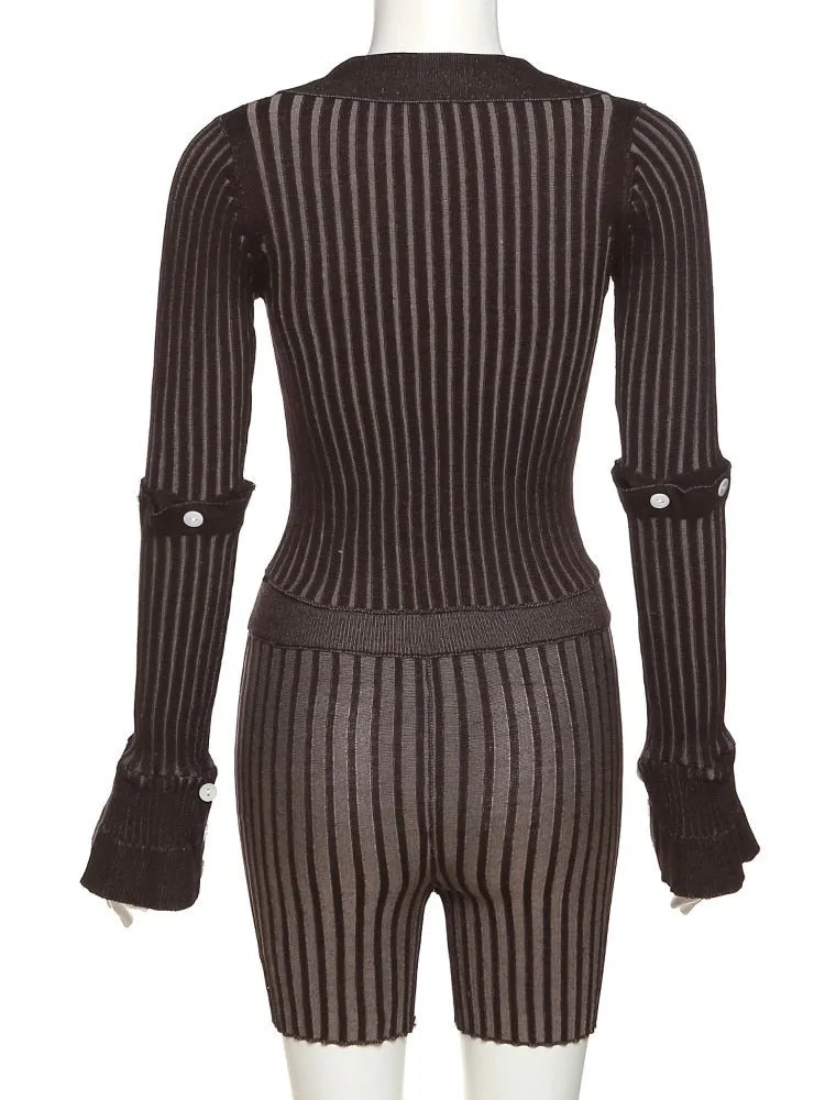 Leyla Knit Two Piece Mocha - Buy Now