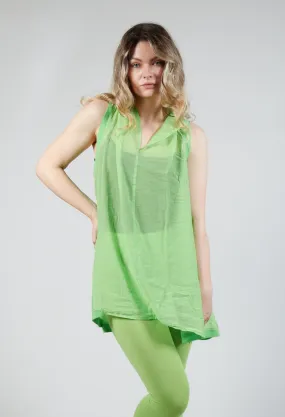 Lime Green Lightweight Sleeveless Top