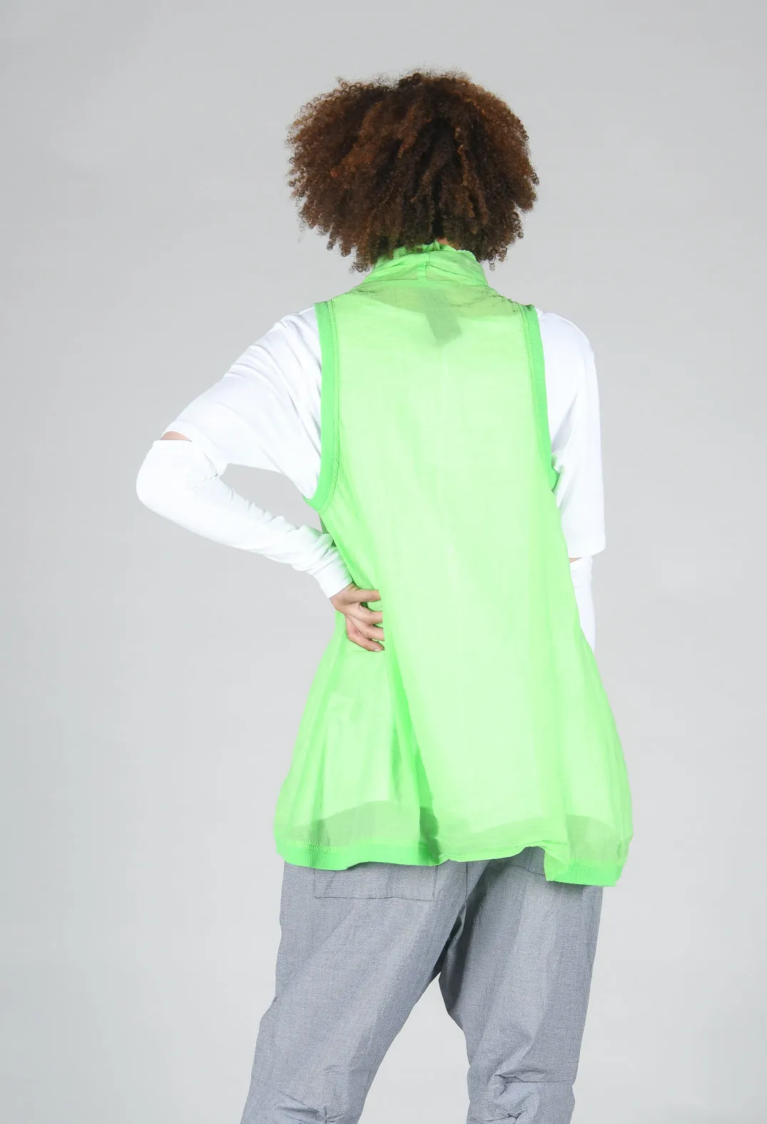 Lime Green Lightweight Sleeveless Top