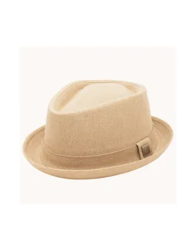 Linen Pork Pie Hat