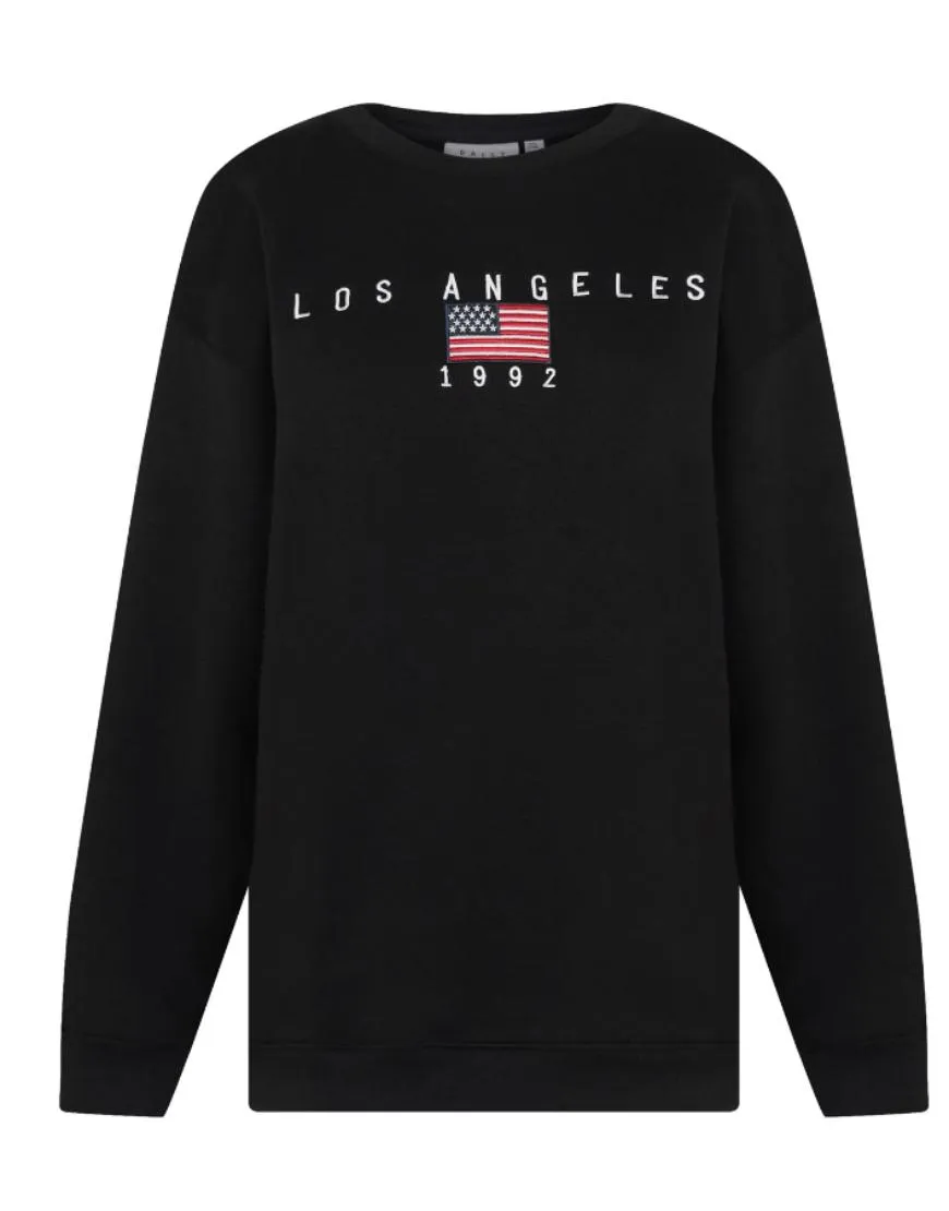 Los Angeles Logo Sweatshirt Fleece - Oversized