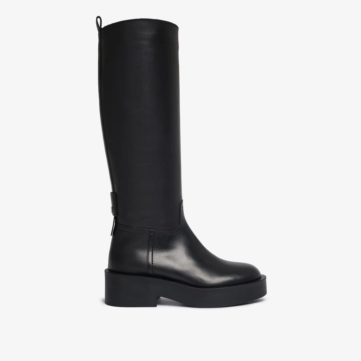 Lucretia leather riding boot for women