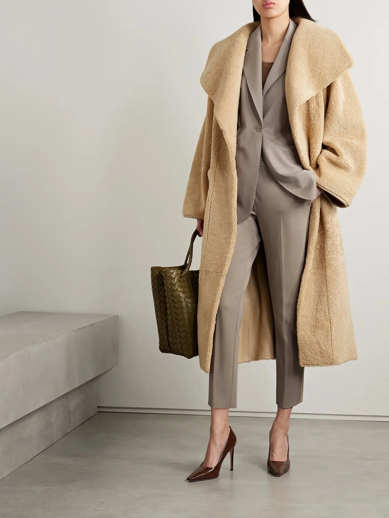 MaxMara | Wool Plain Office Style Formal Style Cardigans