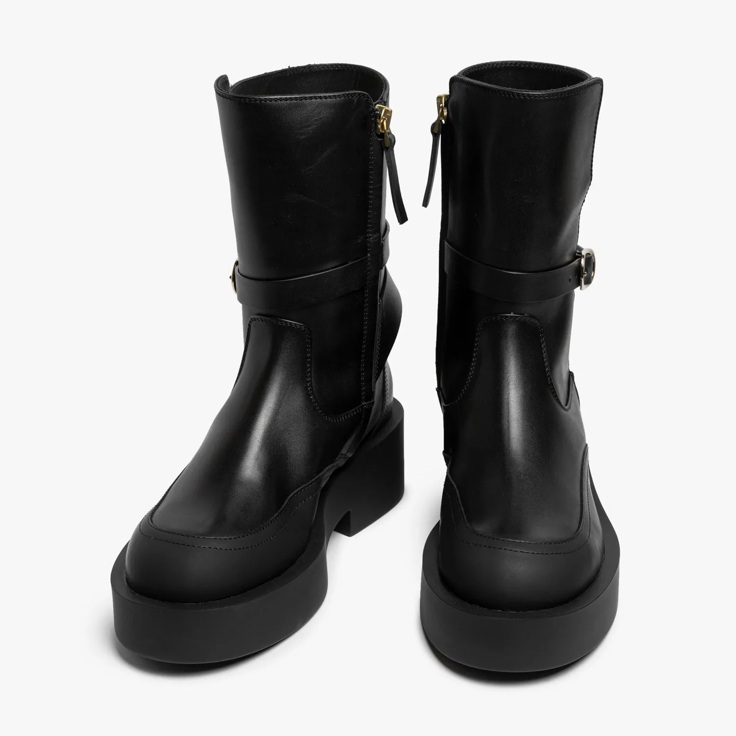 Melania | Women's leather ankle boot - Google SEO optimized words: leather ankle boot, women's boot.