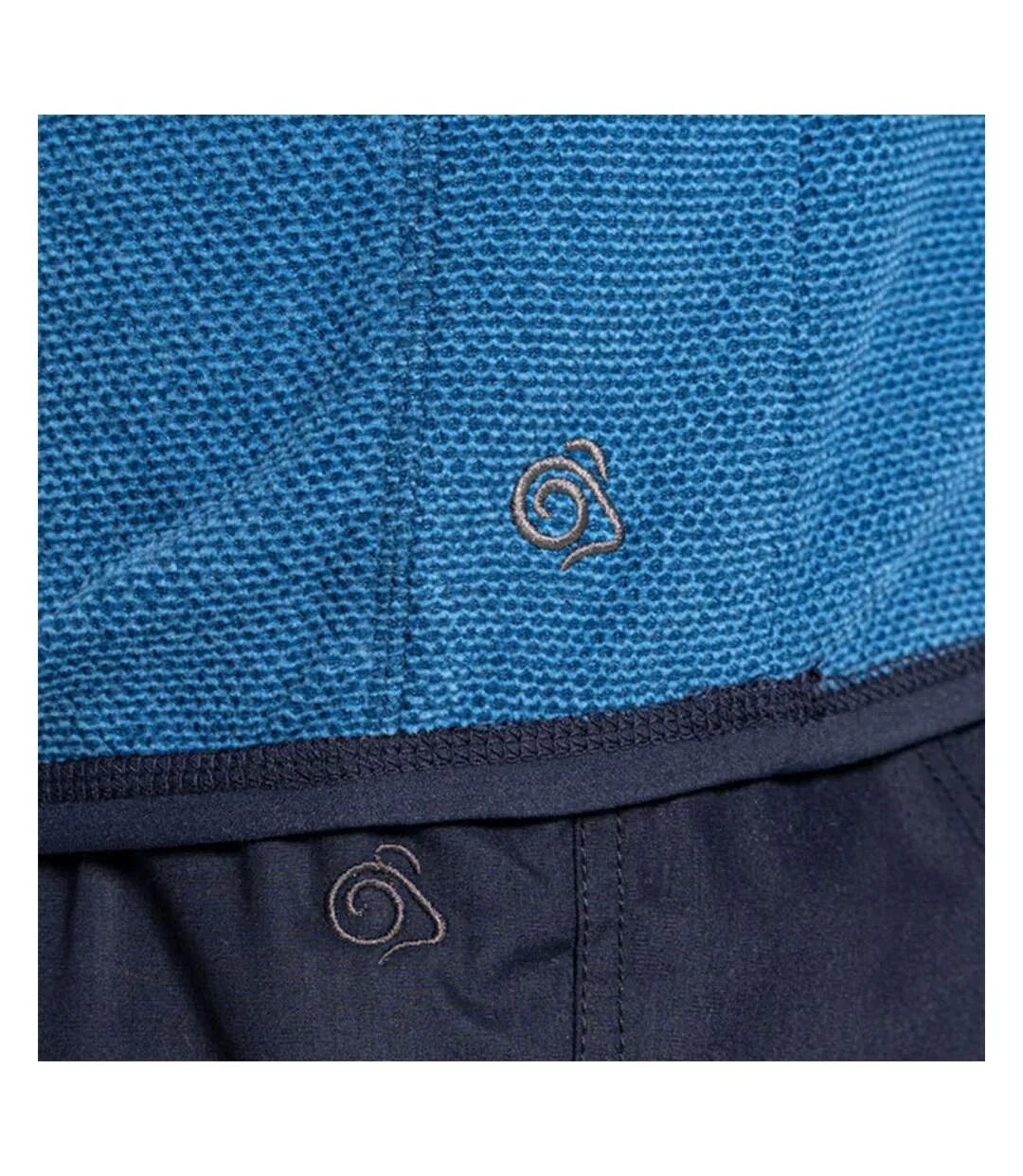 Mens expert active marl half zip fleece top poseidon blue Craghoppers