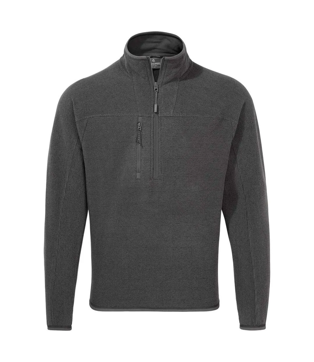 Mens expert half zip active fleece top carbon grey marl Craghoppers