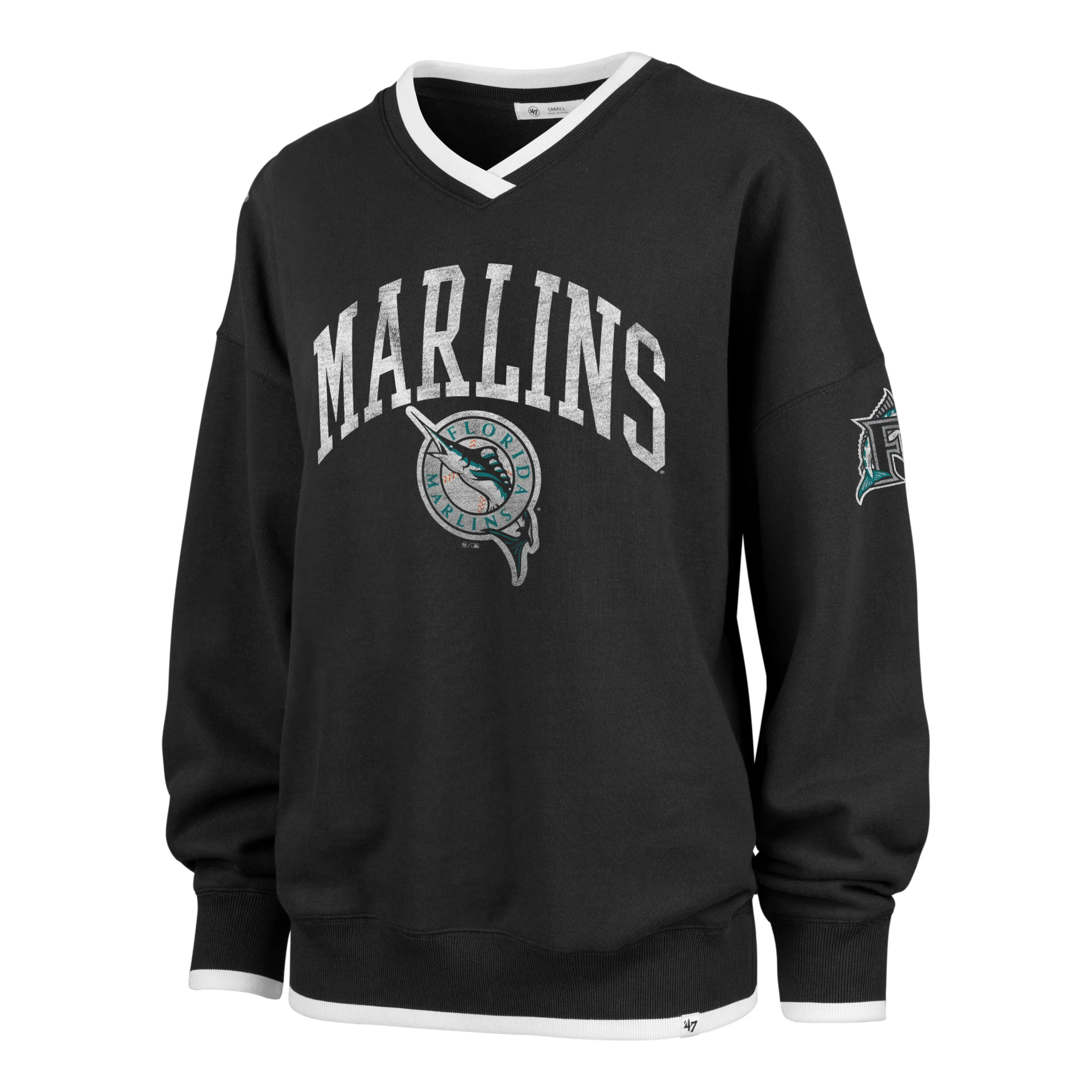 Miami Marlins '47 pullover women's Cooperstown wax pack daze 80s.